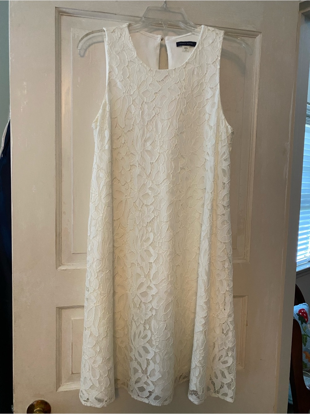 Tommy Hilfiger Off-White Lace Dress Size 10
